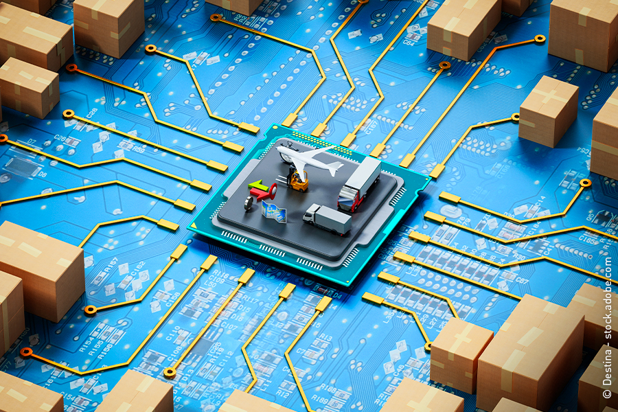 La logistica, con le sue reti ampie e ramificate, rappresenta un campo di applicazione ideale per l'intelligenza artificiale.