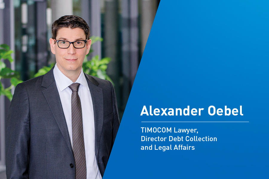Intervista ad Alexander Oebel, legale di TIMOCOM, Director Debt Collection & Legal Affairs