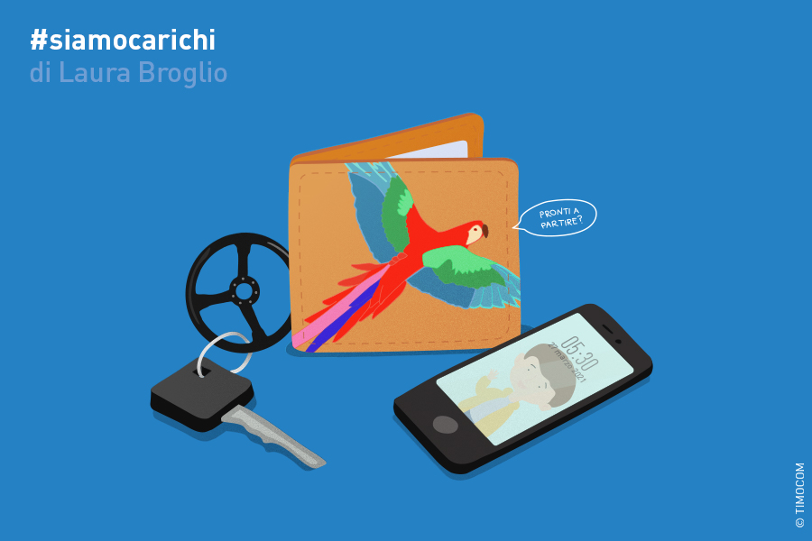 Portafogli, chiavi e cellulare sono gli oggetti da non dimenticare prima di partire col camion